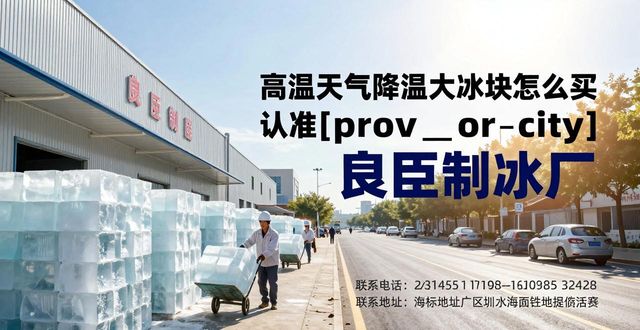 高温天气降温大冰块怎么买 认准蔡甸良臣制冰厂