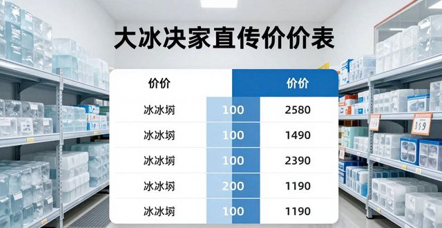 大冰块批发厂家怎么选？蔡甸直供渠道靠谱吗