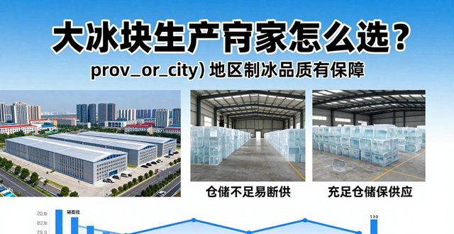 大冰块生产厂家怎么选？蔡甸地区制冰品质有保障