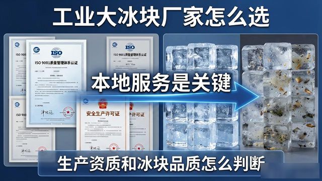 工业大冰块厂家怎么选？蔡甸本地服务是关键